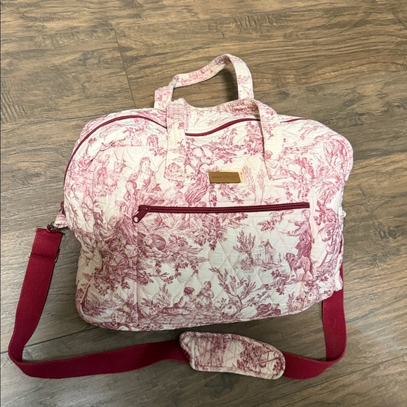 Elegant Pink Floral Women's Bag - Picture 4 of 5